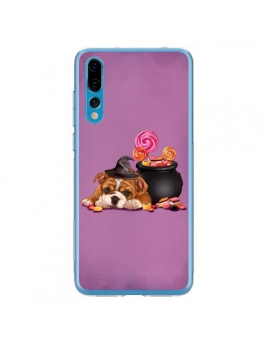 Coque Huawei P20 Pro Chien Dog Halloween Sorciere Chaudron Bonbon - Maryline Cazenave