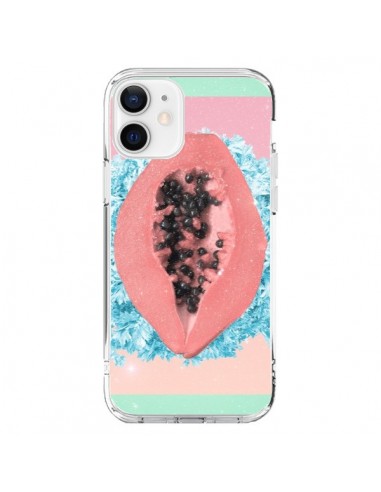 Cover iPhone 12 e 12 Pro Papaya Rock Frutta - Danny Ivan