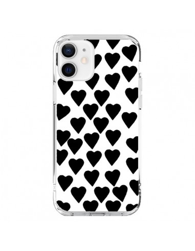 Coque iPhone 12 et 12 Pro Coeur Noir - Project M