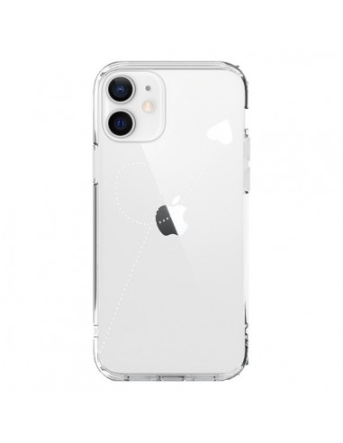 iPhone 12 and 12 Pro Case Travel to your Heart White Clear - Project M