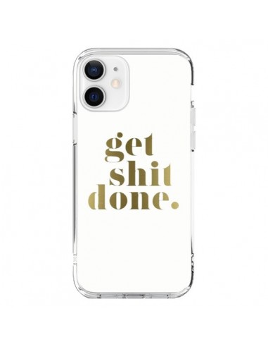 Cover iPhone 12 e 12 Pro Get Shit Done Dorato - Shop Gasoline