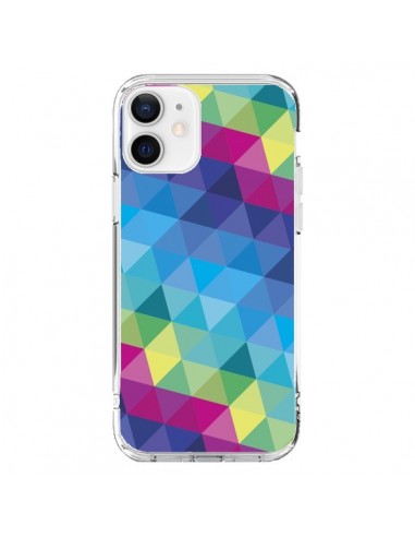 iPhone 12 and 12 Pro Case Aztec Gheo Blue - Javier Martinez