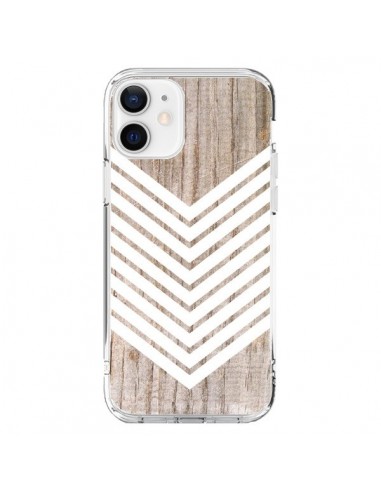 iPhone 12 and 12 Pro Case Tribal Aztec Wood Wood Arrow White - Laetitia