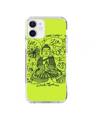 Cover iPhone 12 e 12 Pro Buddha Listen to your body Amore Zen Relax - Leellouebrigitte