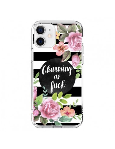 Coque iPhone 12 et 12 Pro Charming as Fuck Fleurs - Maryline Cazenave