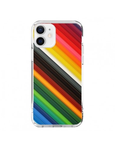 Coque iPhone 12 et 12 Pro Arc en Ciel Rainbow - Maximilian San