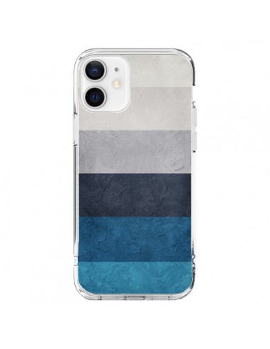 Coque iPhone 12 et 12 Pro Bandes Horizontales Greece Hues - Maximilian San