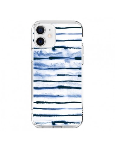 Cover iPhone 12 e 12 Pro Electric Lines Bianco - Ninola Design