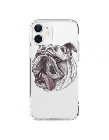 Coque iPhone 12 et 12 Pro Chien Bulldog Dog Transparente - Rachel Caldwell