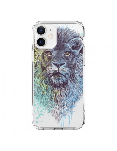 Cover iPhone 12 e 12 Pro Re Leone Trasparente - Rachel Caldwell