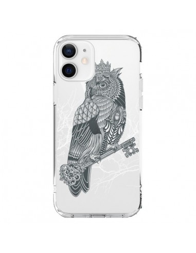 Cover iPhone 12 e 12 Pro Re Gufo Trasparente - Rachel Caldwell