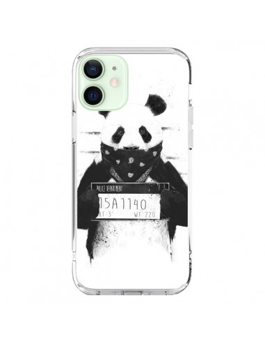 iPhone 12 Mini Case Bad Panda Prison - Balazs Solti