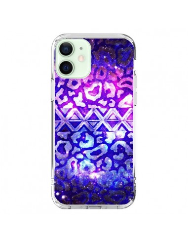 Coque iPhone 12 Mini Tribal Leopard Galaxy - Ebi Emporium