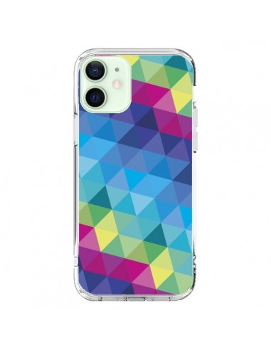 iPhone 12 Mini Case Aztec Gheo Blue - Javier Martinez