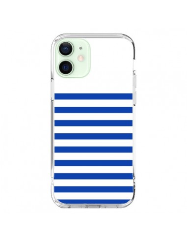 Cover iPhone 12 Mini Mariniere Blu - Jonathan Perez