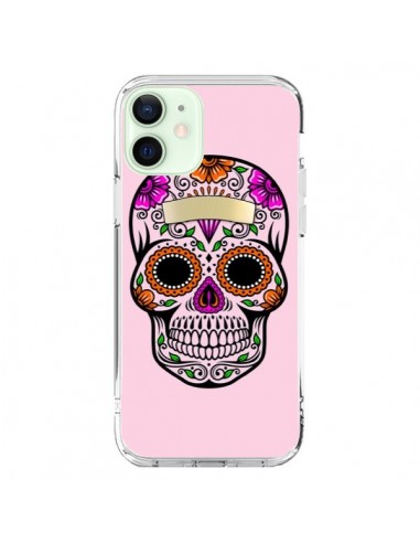 iPhone 12 Mini Case Skull Messicano Pink Multicolor - Laetitia