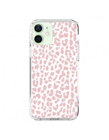 Cover iPhone 12 Mini Leopardo Rosa Corallo - Mary Nesrala