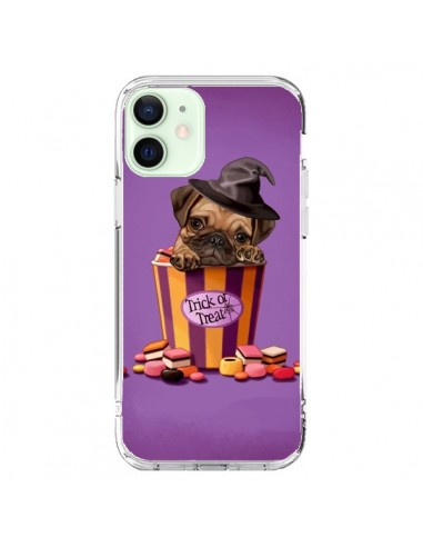 iPhone 12 Mini Case Dog Halloween Strega Bonbon - Maryline Cazenave