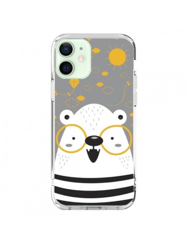 Cover iPhone 12 Mini Orso con occhiali - Maria Jose Da Luz