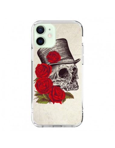 Coque iPhone 12 Mini Gentleman Crane Tête de Mort - Rachel Caldwell