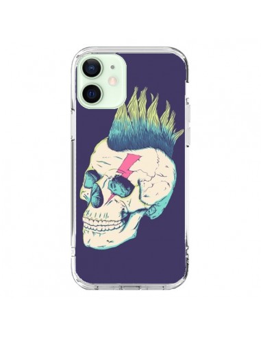 Coque iPhone 12 Mini Tête de mort Punk - Victor Vercesi