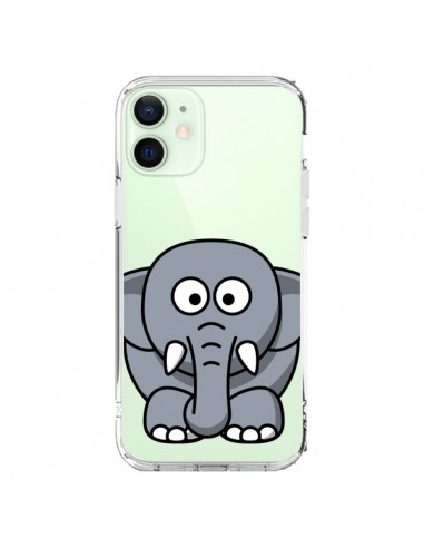 iPhone 12 Mini Case Elephant Animal Clear - Yohan B.