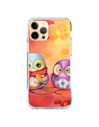 Cover iPhone 12 Pro Max Gufo Albero  - Annya Kai