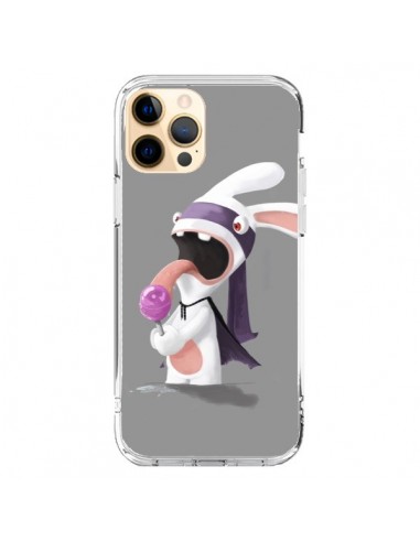 Coque iPhone 12 Pro Max Lapin Crétin Sucette - Bertrand Carriere