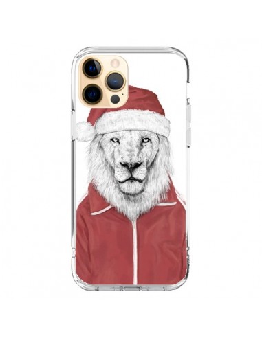 Cover iPhone 12 Pro Max Babbo Natale Leone - Balazs Solti