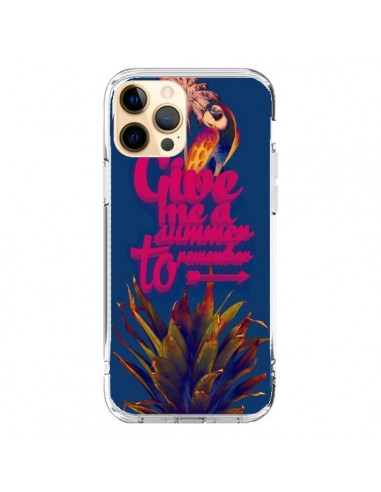 Cover iPhone 12 Pro Max Give me a summer to remember souvenir Paesaggio - Eleaxart