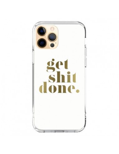 Cover iPhone 12 Pro Max Get Shit Done Dorato - Shop Gasoline