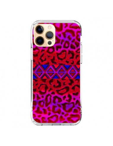 Cover iPhone 12 Pro Max Tribal Leopardo Rosso - Ebi Emporium