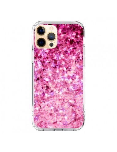 Cover iPhone 12 Pro Max Romance Me Paillettes Rosas - Ebi Emporium