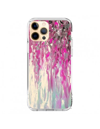 Cover iPhone 12 Pro Max Tempesta Rosa Trasparente - Ebi Emporium