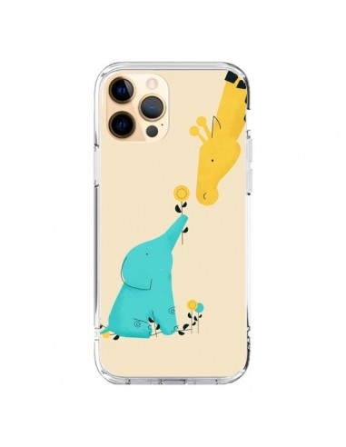 Cover iPhone 12 Pro Max Elefante Cucciolo Giraffa - Jay Fleck