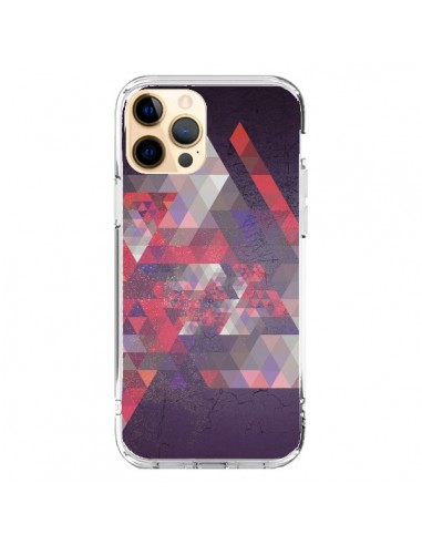 Coque iPhone 12 Pro Max Azteque Gheo Violet - Javier Martinez