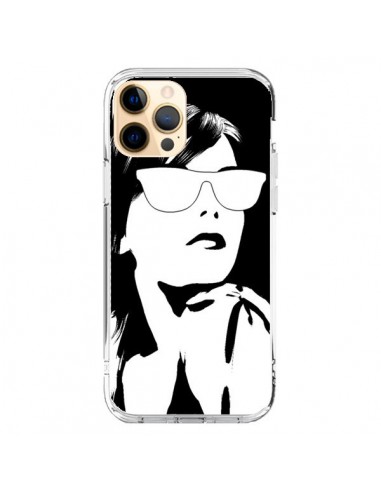 iPhone 12 Pro Max Case Girl Eyesali White - Jonathan Perez