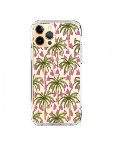 Cover iPhone 12 Pro Max Palme Trasparente - Dricia Do