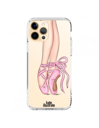 Cover iPhone 12 Pro Max Ballerina Danza Trasparente - kateillustrate