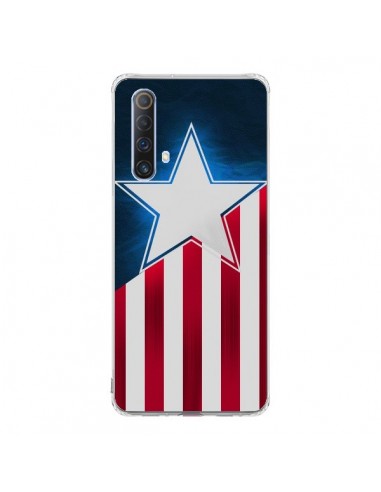 Coque Realme X50 5G Captain America - Eleaxart