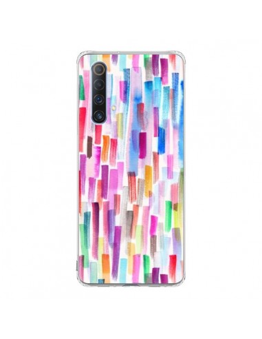 Coque Realme X50 5G Colorful Brushstrokes Multicolored - Ninola Design