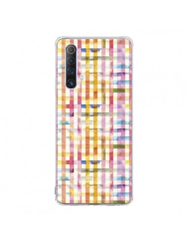 Coque Realme X50 5G Vichy Black Yellow - Ninola Design