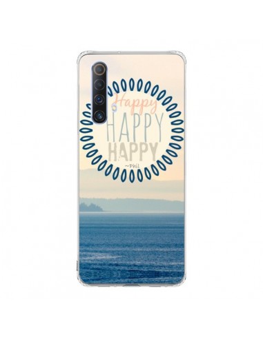 Coque Realme X50 5G Happy Day Mer Ocean Sable Plage Paysage - R Delean