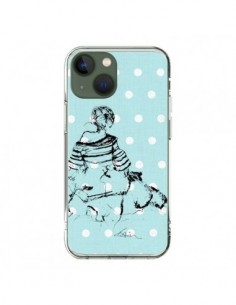 Coque iPhone 13 Pro Lady Noir Noeud Papillon Chien Dog Luxe - Maryline  Cazenave