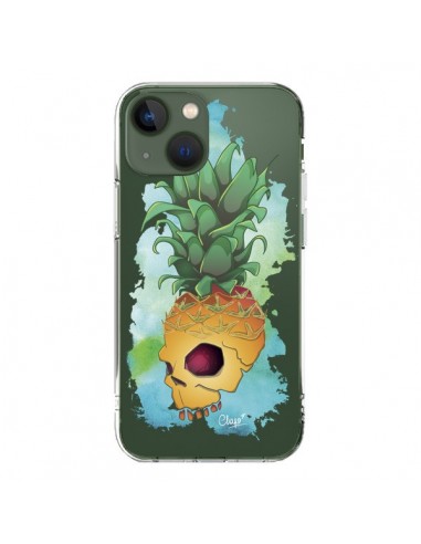 Cover iPhone 13 Crananas Teschio Ananas Trasparente - Chapo