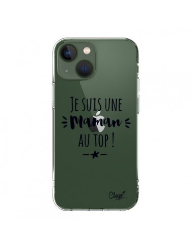 Cover iPhone 13 Sono una Mamma al Top Trasparente - Chapo