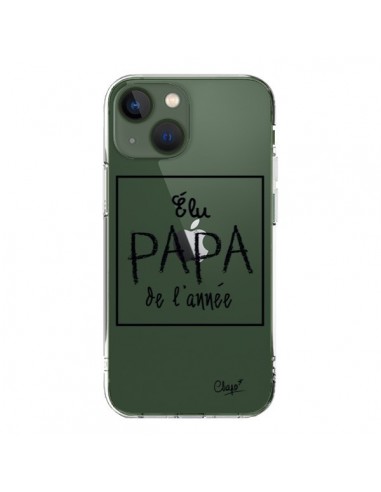 Cover iPhone 13 Eletto Papà dell'Anno Trasparente - Chapo