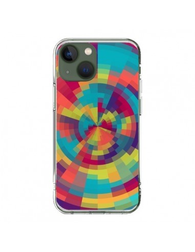 iPhone 13 Case Color Spiral Red Green - Eleaxart