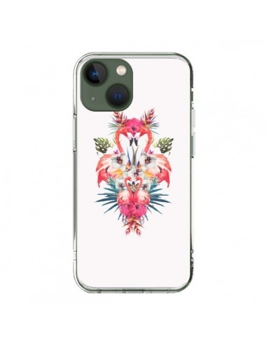 iPhone 13 Case Pink Flamingo Summer - Eleaxart