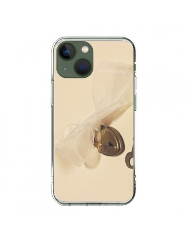 Coque iPhone 13 Key to my heart Clef Amour - Irene Sneddon